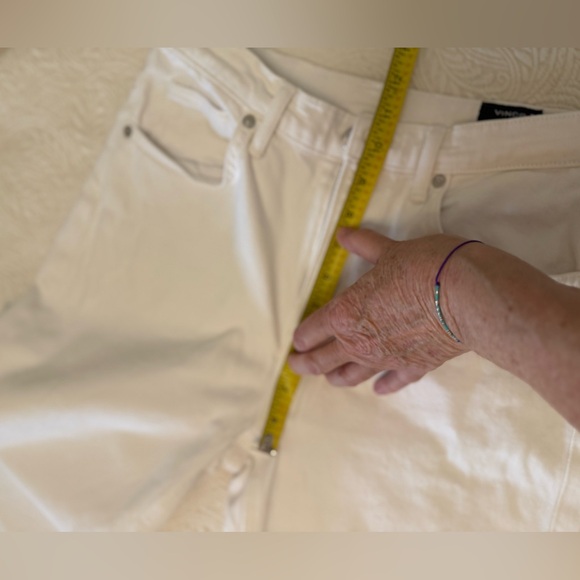 Vince Women's Flare White Jeans - Picture 6 of 7